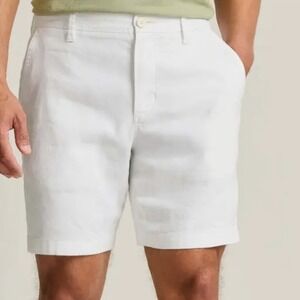 Tommy Bahama Mens Beach Coast Linen-Blend Flat-Front Shorts Sz 36 Resortwear
